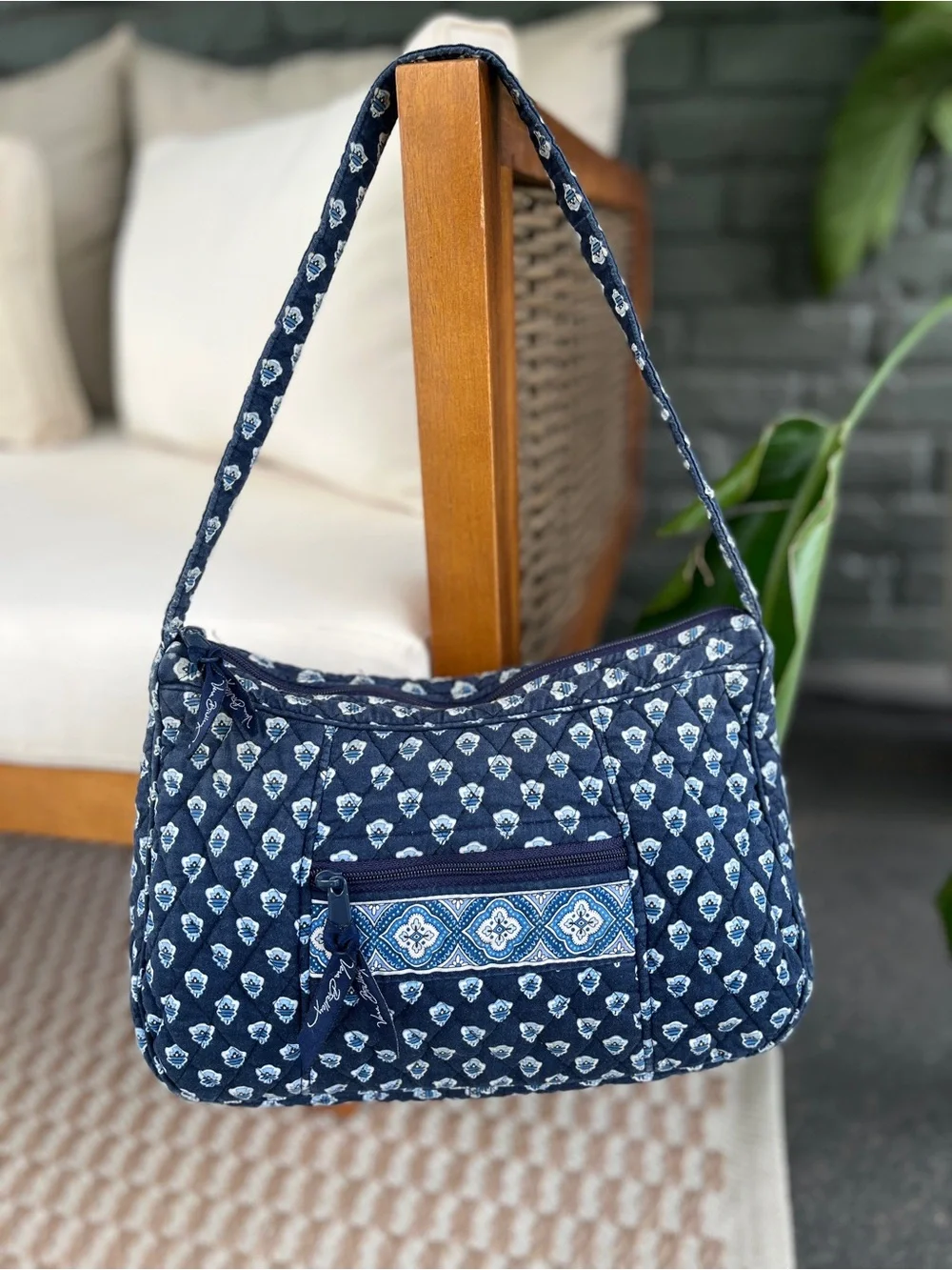 Vera Bradley Nantucket Navy Hobo bag